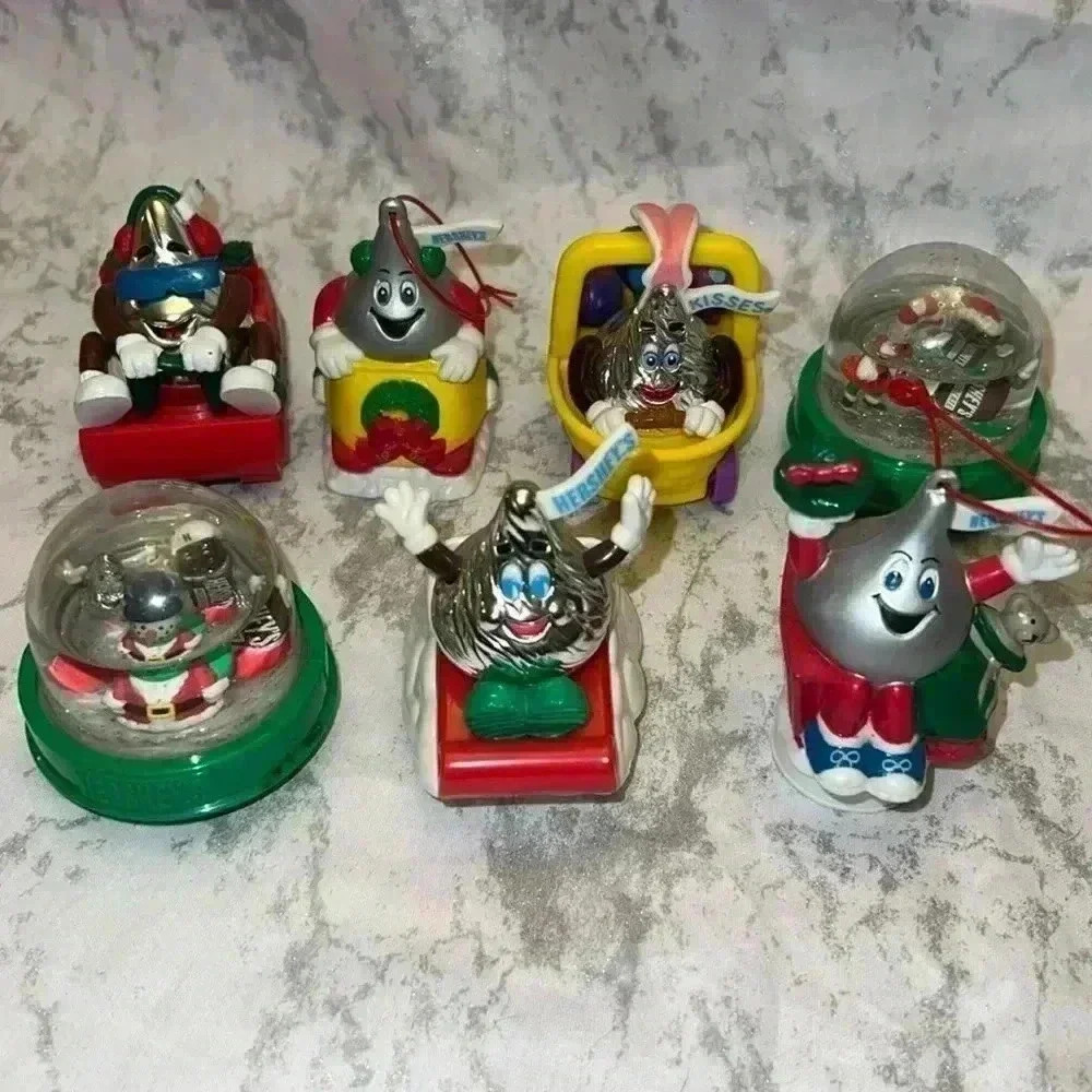 Vintage Hershey Kisses Ornaments and Toys